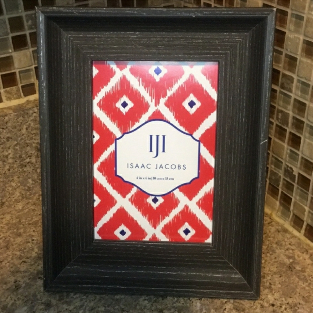 Isaac Jacobs IJI Wooden Picture Frame 4x6 and 5x7